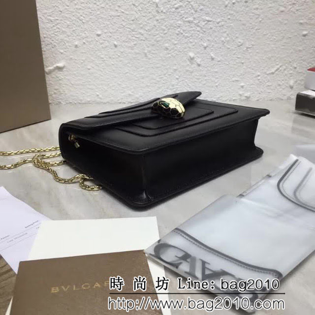 BVLGARI寶格麗 進口牛皮 時尚百搭 小號 鏈條單肩斜挎包 34559 FYD1127